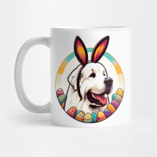 Great Pyrenees Enjoys Easter with Bunny Ears Delight Mug